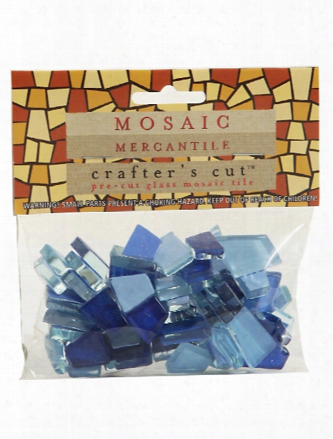 Crafter's Cut Solid Mosaic Tiles Wild Flower 1 3 Lb. Bag