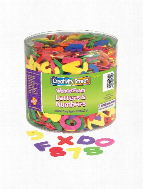 Creativity Street Wonderfoam Letters And Numbers 1 2 Lb.