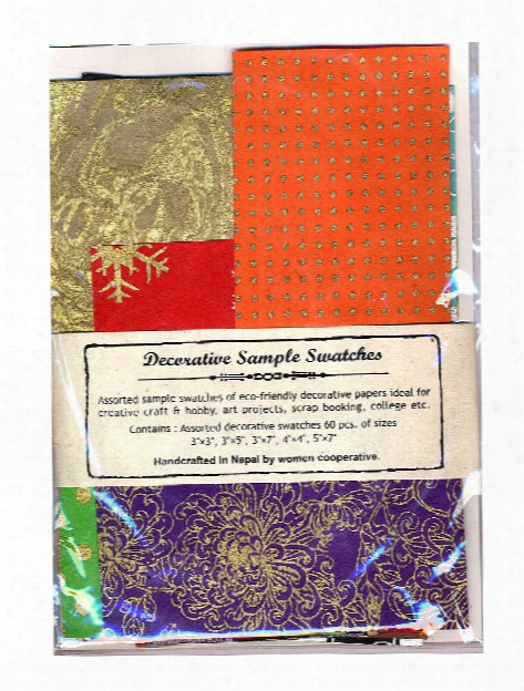 Decorative Paper Sample Swatches Pack Of 60