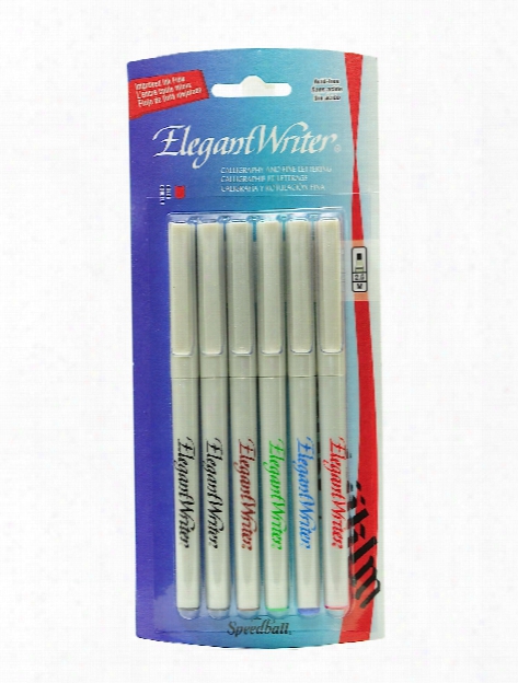 Elegant Writer Calligraphy Marker Sets Black Asst. Points No. 2880