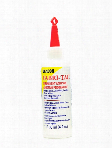 Fabri-tac Permanent Adhesive 4 Oz. Bottle