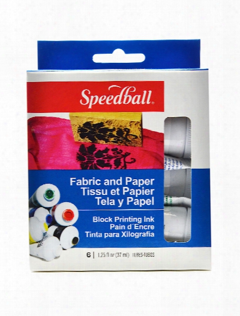 Fabric & Paper Block Printing Ink Kit Eachh