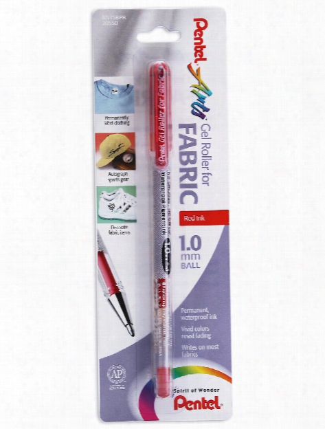 Fabric Gel Roller Pens Black