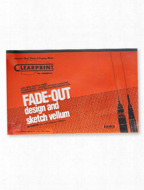 Fade-out Design And Sketch Vellum - Grid Pad 10 X 10 11 In. X 17 In. Pad Of 50