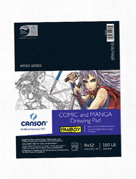 Fanboy Comic And Manga Drawing Pad 9 In. X 12 In.