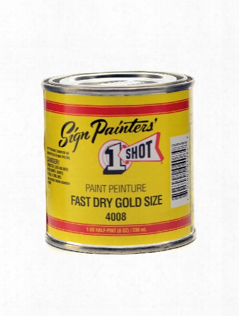 Fast Dry Gold Size 8 Oz.