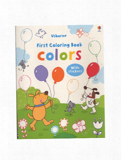 First Sticker Coloring Books Zoo