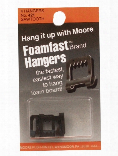 Foamfast Hangers Saw Tooth Hangers Pack Of 4