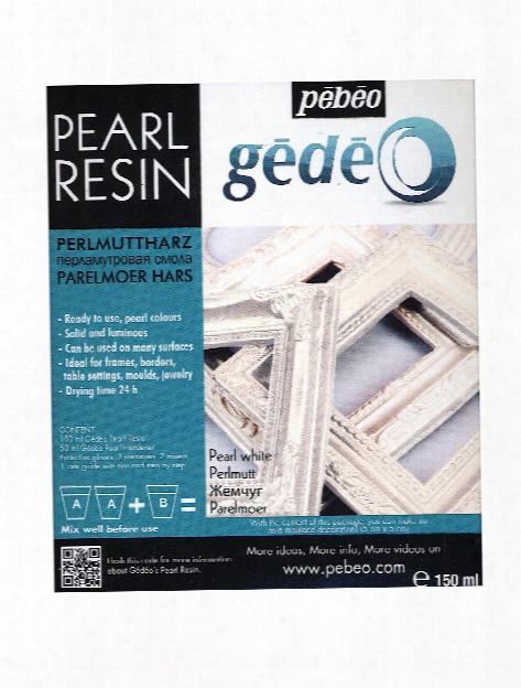 Gedeo Pearl Resins Pearl White 150 Ml