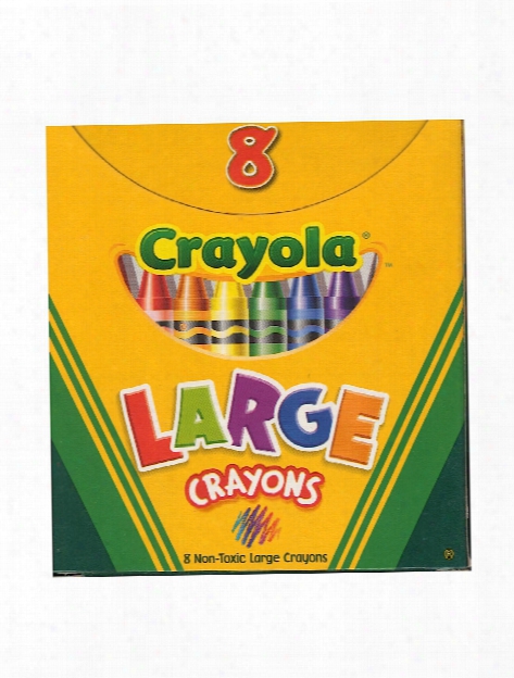 Large Crayons Box Of 8