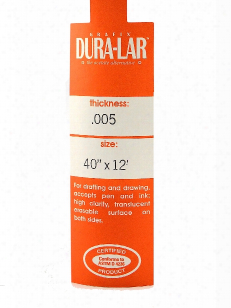 Matte Dura-lar Polyester Film Roll 40 In. X 12 Ft. Roll