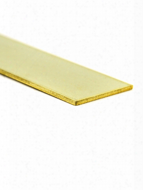 Metal Strips Brass .016 In. X 1 2 In. 12 In.