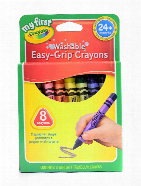 My First Washable Triangular Crayons Box Of 8