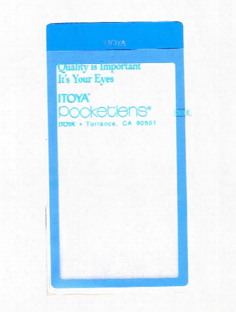 Pocketlens Magnifiers 3 1 4 In. X 2 1 8 In. 3x