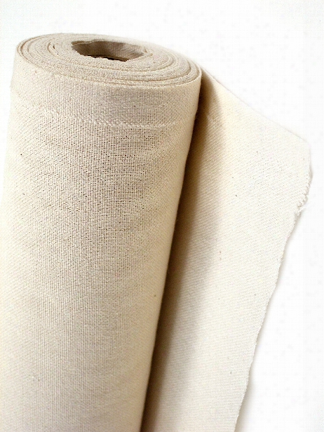 Raw Unprimed Medium Weight Cotton Canvas 75 In. X 6 Yd. Roll