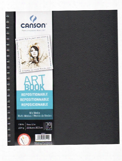 Repositionable Sketching Art Book 9 In. X 12 In. 30 Sheets