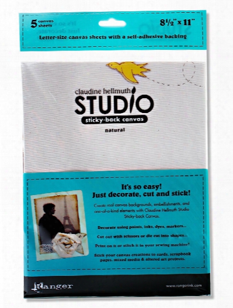 Sticky-back Canvas 8.5 In. X 11 In. White