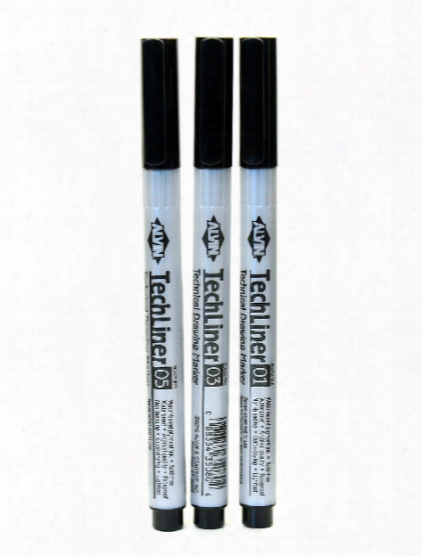 Tech-liner Superpoint Drawing Pen Marker 0.3 Mm Each