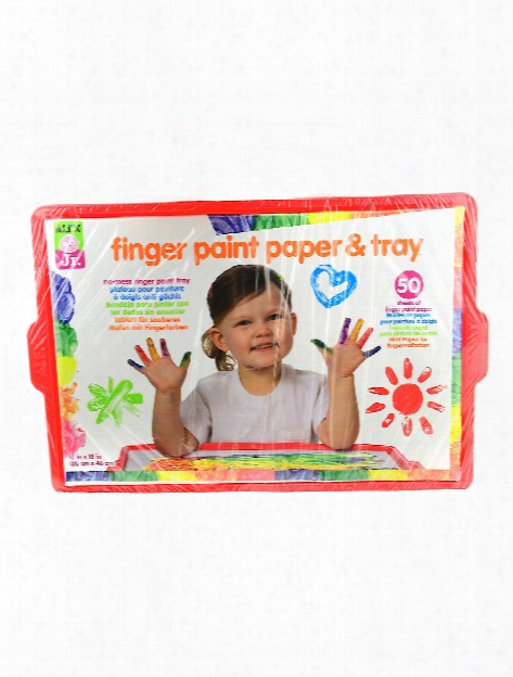 Tots Finger Paint Paper & Tray Each