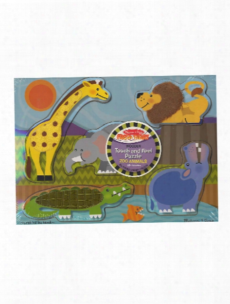 Touch & Feel Puzzles Zoo Animals