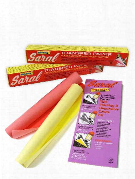 Transfer (tracing) Paper Yellow For Reverse Work, Good On Metal 12 1 2 In. X 12 Ft. Roll