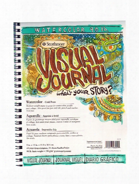 Visual Watercolor Journals 90 Lb. 5 1 2 In. X 8 In. 34 Sheets