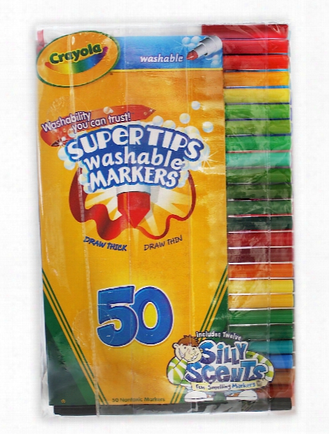 Washable Super Tip Markers With Silly Scents Set Of 20