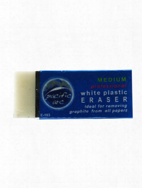 White Vinyl Eraser Each