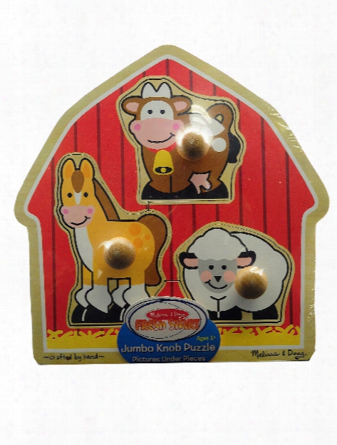 Wooden Jumbo Knob Puzzles First Shapes