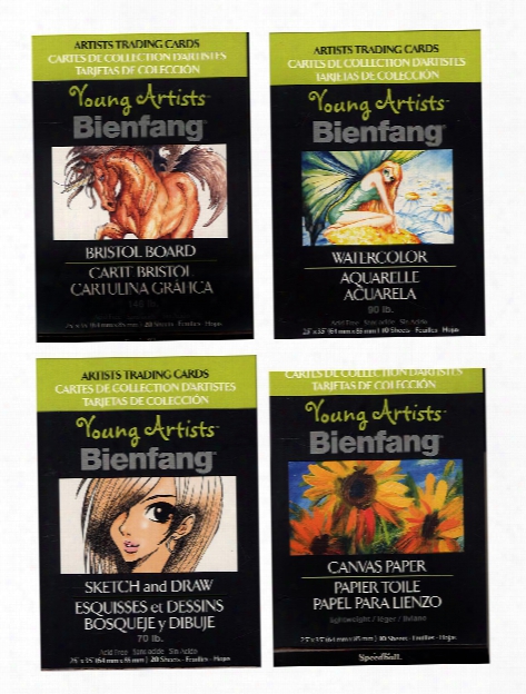 Young Artists Trading Cards Canvasette Pack Of 10