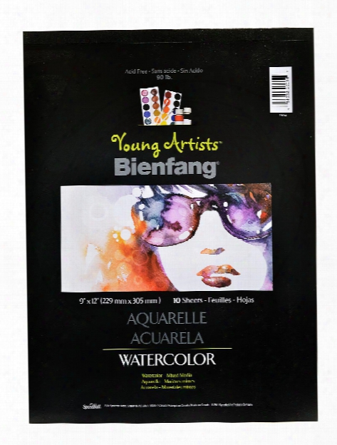 Young Artists Watercolor Pad 9 In. X 12 In. 10 Sheets