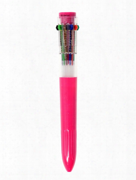 10-color Ballpoint Pen Pink