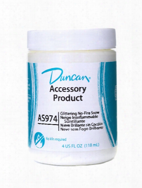 Accessory Products As974 Glittering No-fire Snow 4 Oz.