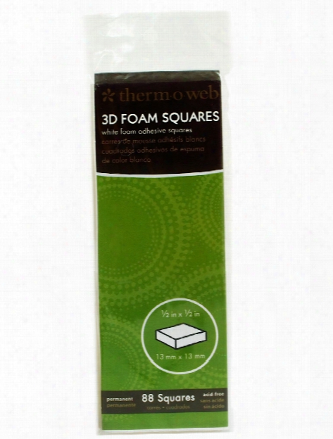 Adhesive Foam Squares 1 2 In. X 1 2 In. Pack Of 88