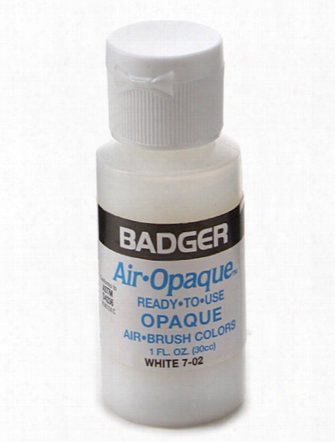 Air Opaque Airbrush Color White 1 Oz. Bottle