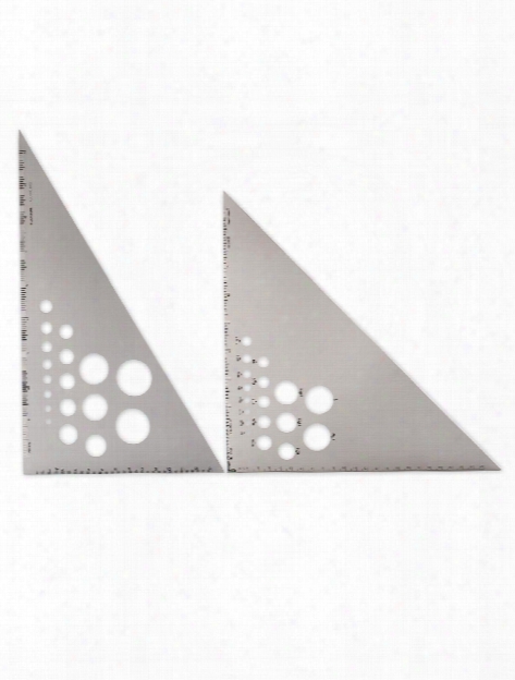 Aluminum Calibrated Triangles 10 In. 30 60 90