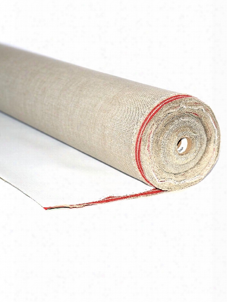 Antwerp Acrylic Primed Linen Roll Canvas Double Primed 53 In. X 6 Yd. Roll