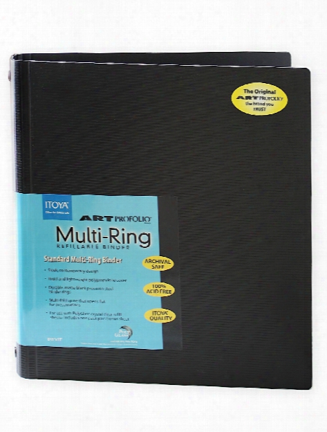 Art Profolio Multi-ring Binder And Refills 8 1 2 In. X 11 In. Vertical Binder