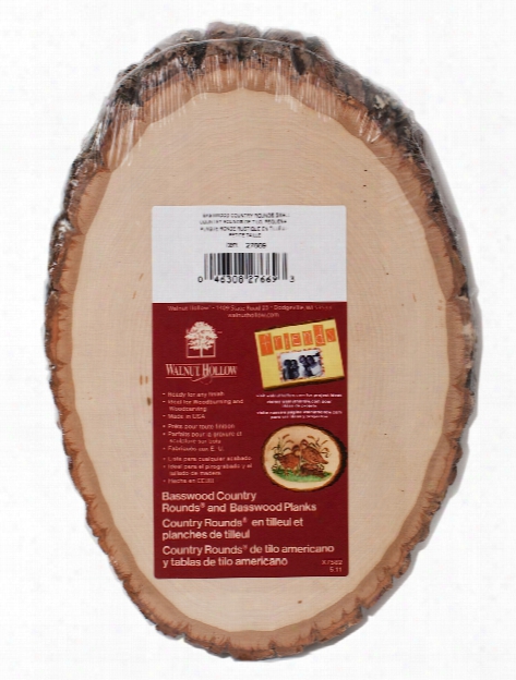 Basswood Country Rounds Small 5 In. To 7 In.