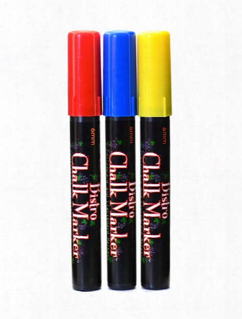 Bistro Chalk Markers Fluorescent Red Fine Point