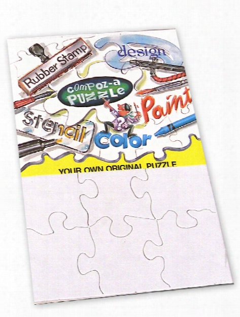 Blank Puzzles 8 1 2 In. X 11 In. 63 Pieces Each Pack Of 4