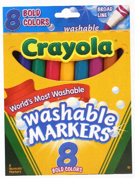 Bold Colors Ultra-clean Washable Markers Fine Box Of 10