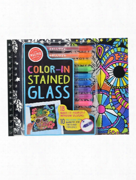 Color-in Stained Glass Each