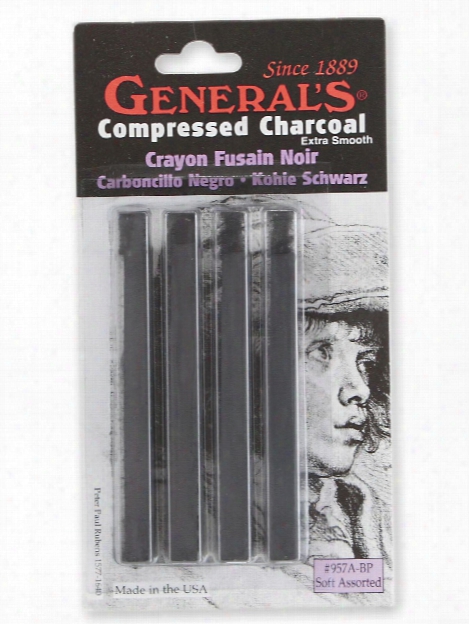 Compressed Charcoal Assorted Pack Of 4