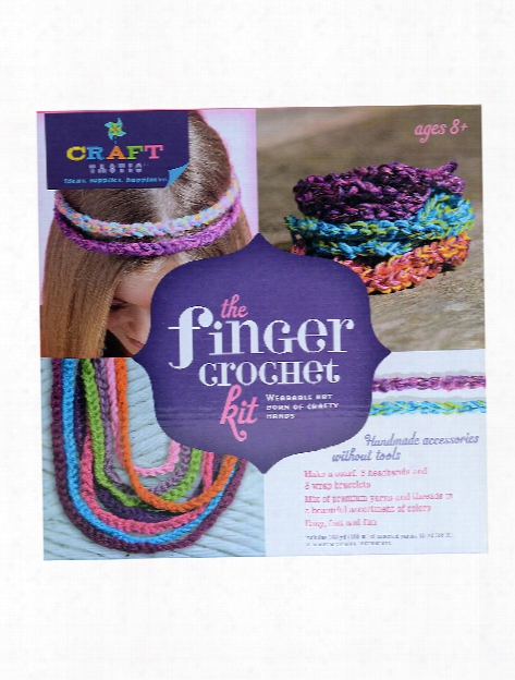 Craft-tastic Finger Crochet Kit Each Each