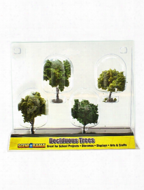 Deciduous Trees 2 In. X 3 In. Pack Of 4