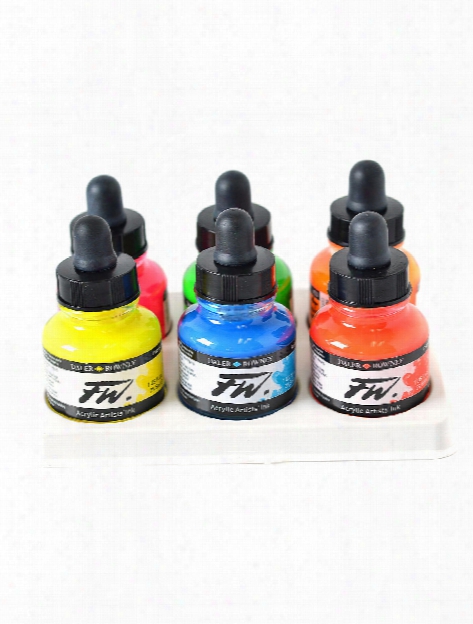 Fw Artists' Ink Sets Fluorescent Set Set Of 6