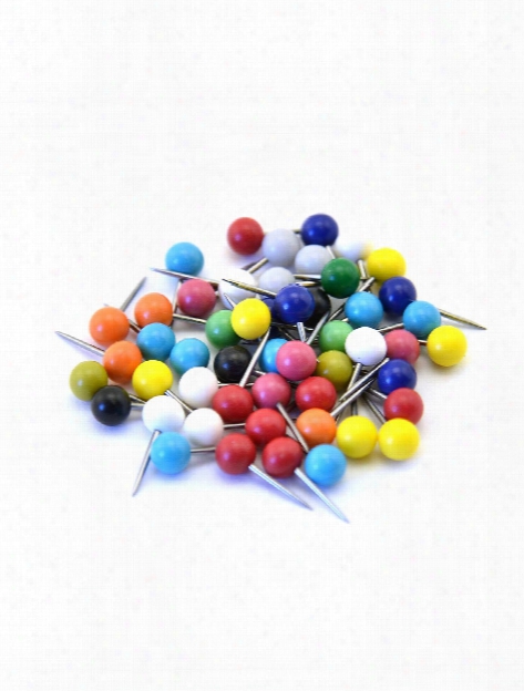 Map Tacks Blue Box Of 100