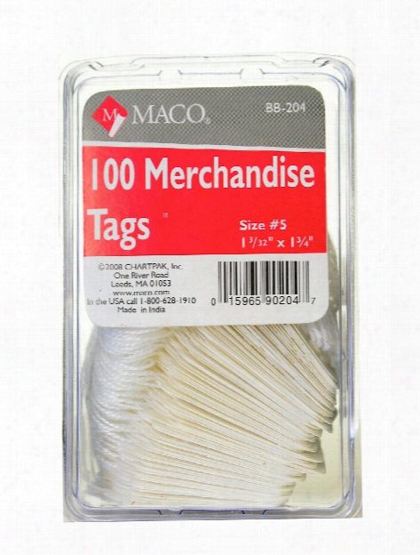 Merchandise Tags 1 11 16 In. X 2 3 4 In. Pack Of 50