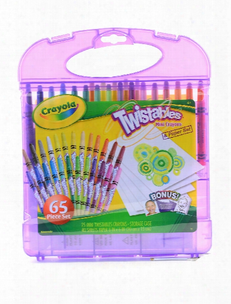 Mini Twistables Crayons & Paper Set Each